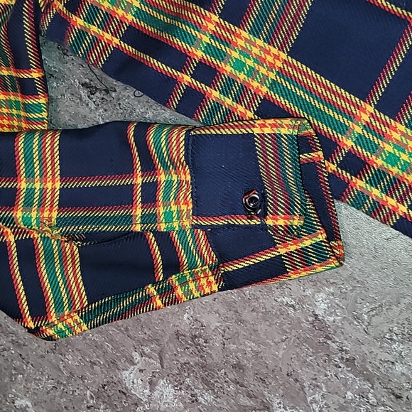 Made in USA. FROSTPROOF. 💯 Cotton. Flannel button-up. Bright colors. 16.5 - Picture 4 of 16